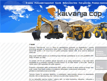 Tablet Screenshot of kalvarija-cop.com